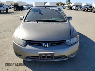 2007 Honda Civic Cpe EX with VIN 2HGFG12827H505219, listed as a Copart auction lot 46949725 with 163,027 mi miles and Salvage Title. Bid and sale history available at carsss.com. Image 5.