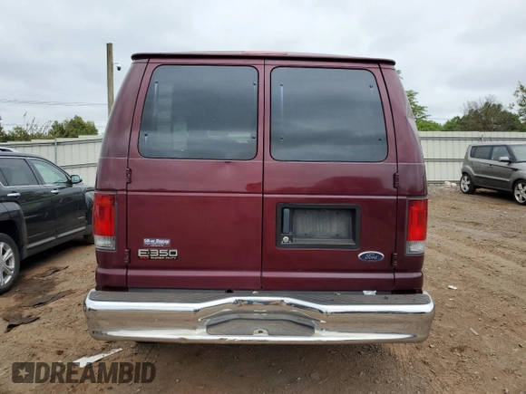 2005 Ford Econoline Passenger XL with VIN 1FBNE31L45HA98769, listed as a Copart auction lot 72427824 with 94,304 mi miles and Salvage Title. Bid and sale history available at DreamBid. Image 6.