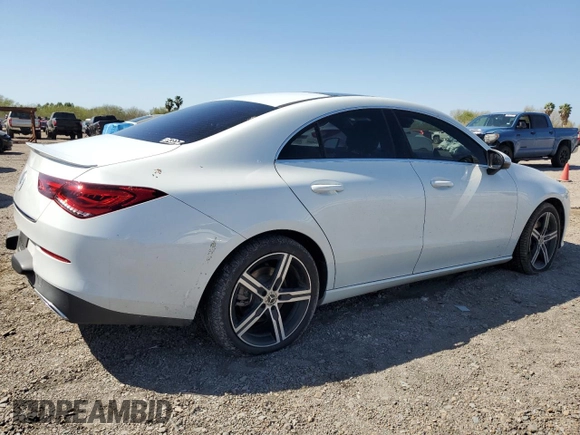 2021 Mercedes-Benz CLA 250 с VIN W1K5J4GB5MN166241, выставлен на аукционе Copart как лот 47091655 с пробегом 47 509 миль миль и Чистый • Clean title. История ставок и продаж доступна на DreamBid. Изображение 3.