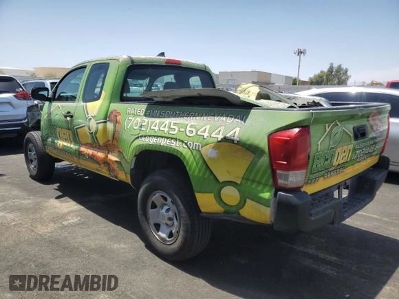 2016 Toyota Tacoma SR with VIN 5TFRX5GN2GX067265, listed as a Copart auction lot 61597345 with 156,709 mi miles and Salvage title. Bid and sale history available at DreamBid. Image 2.
