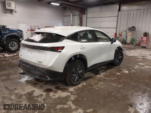 2024 Nissan ARIYA Platinum+ with VIN JN1DF0CD6RM740823, listed as a IAAI auction lot 41839043 with 868 mi miles and . Bid and sale history available at DreamBid. Image 4.