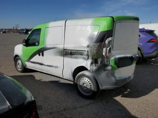 2015 Ram ProMaster City Cargo Tradesman with VIN ZFBERFAT7F6A82716, listed as a Copart auction lot 44520465 with 109,099 mi miles and Salvage Title. Bid and sale history available at carsss.com. Image 2.