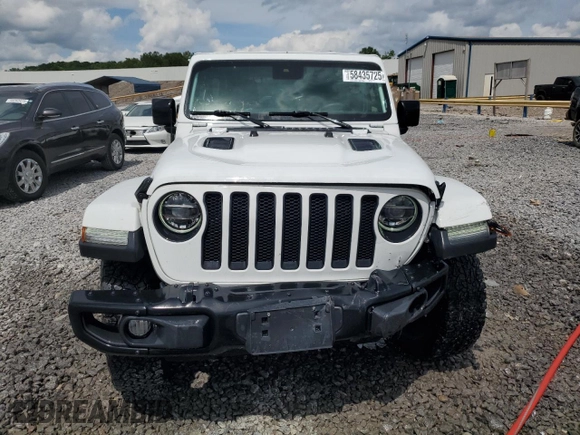 2019 Jeep Wrangler Unlimited Sahara z VIN 1C4HJXEG7KW561052, wystawiony jako Copart lot #58435725 z przebiegiem 72 777 mil mil oraz Szkoda całkowita • Salvage title. Historia ofert i sprzedaży dostępna na DreamBid. Obrazek 5.
