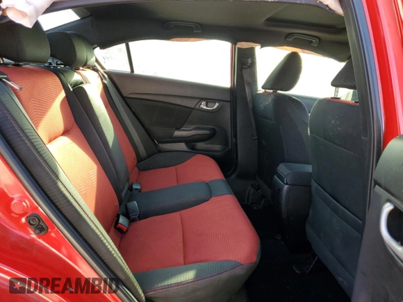 2015 Honda Civic Sedan Si with VIN 2HGFB6E59FH709589, listed as a Copart auction lot 48765265 with 73,331 mi miles and Salvage Title. Bid and sale history available at carsss.com. Image 10.