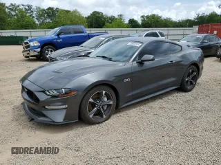 2018 Ford Mustang GT with VIN 1FA6P8CF8J5125570, listed as a Copart auction lot 53959305 with 92,588 mi miles and Salvage title. Bid and sale history available at DreamBid. Image 1.