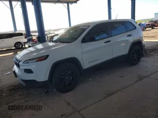 2016 Jeep Cherokee Altitude with VIN 1C4PJMAS3GW338230, listed as a Copart auction lot 52555605 with 107,732 mi miles and Salvage title. Bid and sale history available at DreamBid. Image 1.