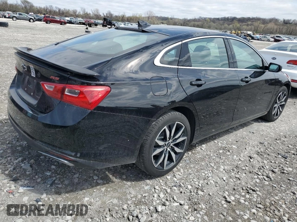 2023 Chevrolet Malibu RS with VIN 1G1ZG5ST2PF158394, listed as a Copart auction lot 50520305 with 14,619 mi miles and Salvage Title. Bid and sale history available at DreamBid. Image 3.