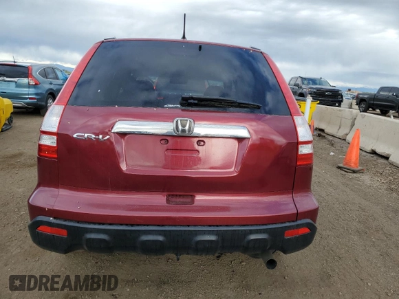 2008 Honda CR-V EX with VIN JHLRE48528C012468, listed as a Copart auction lot 54870455 with 254,415 mi miles and Salvage Title. Bid and sale history available at DreamBid. Image 6.