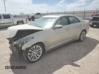 2016 Cadillac CTS Sedan Luxury Collection RWD with VIN 1G6AR5SX4G0117305, listed as a Copart auction lot 47463455 with 63,643 mi miles and Salvage Title. Bid and sale history available at carsss.com. Image 1.