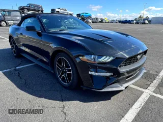 2022 Ford Mustang EcoBoost with VIN 1FATP8UH1N5119893, listed as a Copart auction lot 50090825 with 52,521 mi miles and Clean Title. Bid and sale history available at carsss.com. Image 1.