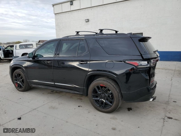 2019 Chevrolet Traverse Premier with VIN 1GNEVKKW7KJ258024, listed as a Copart auction lot 49354375 with 113,850 mi miles and Salvage Title. Bid and sale history available at carsss.com. Image 2.