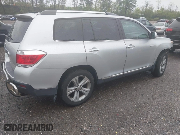 2012 Toyota Highlander Limited with VIN 5TDDK3EH1CS157629, listed as a IAAI auction lot 42157367 with 50,902 mi miles and . Bid and sale history available at DreamBid. Image 4.