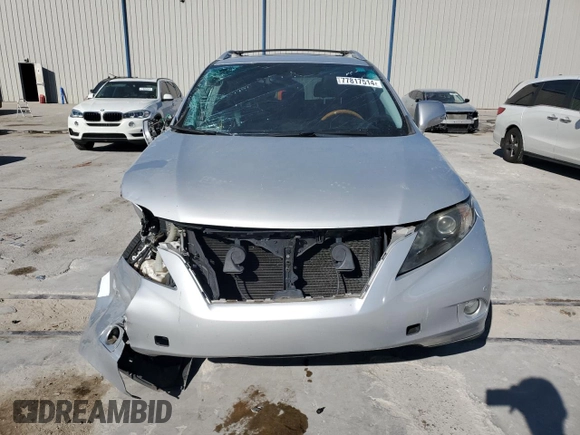 2012 Lexus RX 350 with VIN 2T2ZK1BA6CC069052, listed as a Copart auction lot 77817514 with 132,615 mi miles and Salvage Title. Bid and sale history available at DreamBid. Image 5.