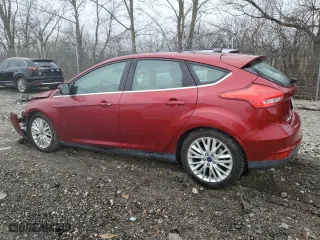 2015 Ford Focus Titanium with VIN 1FADP3N2XFL328466, listed as a Copart auction lot 43372935 with 81,189 mi miles and Salvage Title. Bid and sale history available at carsss.com. Image 2.