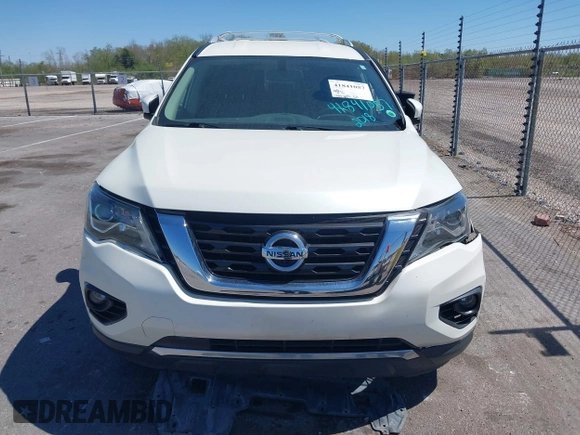 2018 Nissan Pathfinder SL with VIN 5N1DR2MN5JC610240, listed as a IAAI auction lot 41841057 with 100,217 mi miles and . Bid and sale history available at DreamBid. Image 6.