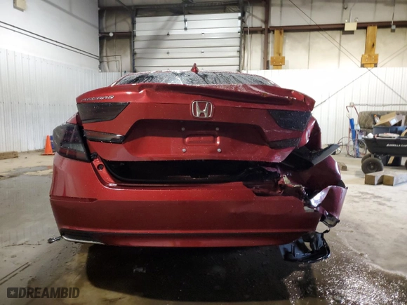 2020 Honda Accord Sedan EX with VIN 1HGCV1F40LA017248, listed as a Copart auction lot 65469943 with 37,121 mi miles and Salvage Title. Bid and sale history available at carsss.com. Image 6.