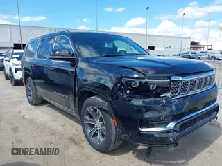 2024 Jeep Grand Wagoneer with VIN 1C4SJSEP6RS112360, listed as a IAAI auction lot 42238390 with 33,744 mi miles and . Bid and sale history available at DreamBid. Image 1.