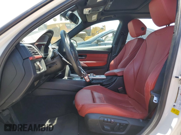 2012 BMW 3 Series 328i with VIN WBA3A5G51CNP18105, listed as a Copart auction lot 57418035 with 120,575 mi miles and Salvage title. Bid and sale history available at DreamBid. Image 7.