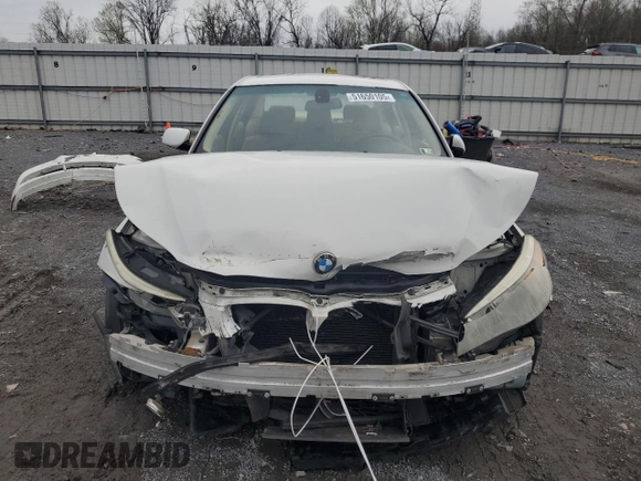 2007 BMW 5 Series 525i with VIN WBANE53507CY04476, listed as a Copart auction lot 51650105 with Not Provided miles and Salvage Title. Bid and sale history available at carsss.com. Image 5.