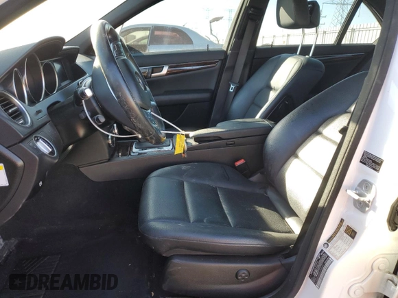 2013 Mercedes-Benz C 300 Sport with VIN WDDGF8AB5DA793569, listed as a Copart auction lot 42261825 with Not provided miles and Salvage title. Bid and sale history available at DreamBid. Image 7.
