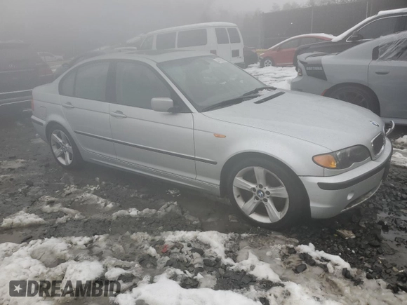 2004 BMW 3 Series 325i with VIN WBAET37464NH04736, listed as a Copart auction lot 44700895 with 219,460 mi miles and Salvage Title. Bid and sale history available at carsss.com. Image 4.