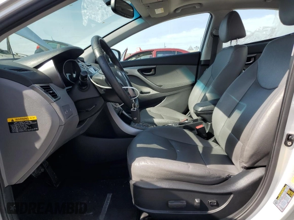 2013 Hyundai Elantra Limited with VIN KMHDH4AE3DU503348, listed as a Copart auction lot 54645915 with 49,372 mi miles and Salvage Title. Bid and sale history available at DreamBid. Image 7.