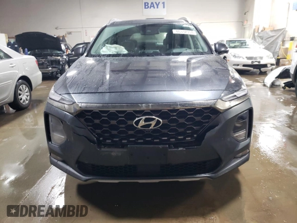 2020 Hyundai Santa Fe Limited with VIN 5NMS5CAD1LH246072, listed as a Copart auction lot 86332304 with 53,393 mi miles and Salvage Title. Bid and sale history available at carsss.com. Image 5.