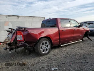 2022 Ram 1500 Big Horn with VIN 1C6SRFMT3NN265986, listed as a Copart auction lot 83177674 with 27,077 mi miles and Salvage title. Bid and sale history available at DreamBid. Image 3.