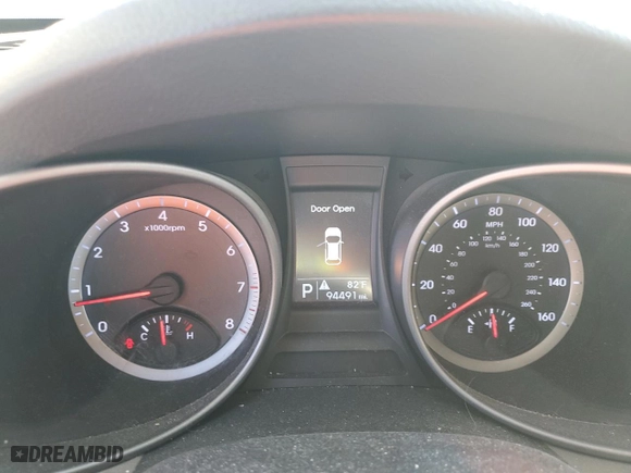 2015 Hyundai Santa Fe Sport with VIN 5XYZT3LB5FG299548, listed as a Copart auction lot 46160695 with 94,491 mi miles and Salvage Title. Bid and sale history available at carsss.com. Image 9.