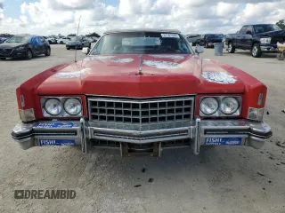 1973 Cadillac Eldorado z VIN 6L67S30429866, wystawiony jako Copart lot #87187334 z przebiegiem 94 585 mil mil oraz Szkoda całkowita • Salvage title. Historia ofert i sprzedaży dostępna na DreamBid. Obrazek 5.