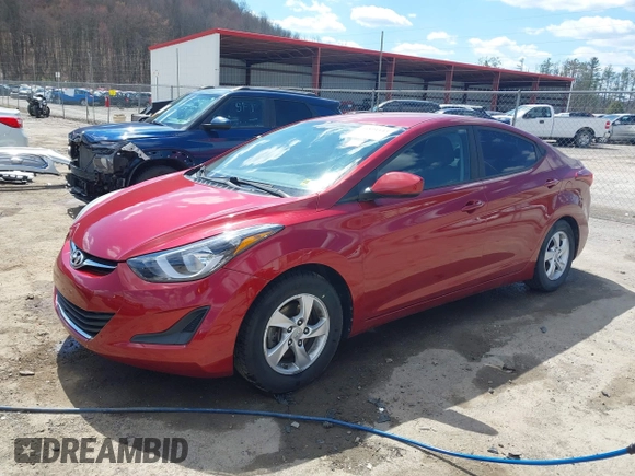 2015 Hyundai Elantra SE z VIN 5NPDH4AE5FH573354, wystawiony jako IAAI lot #41891143 z przebiegiem 161 821 mil mil oraz . Historia ofert i sprzedaży dostępna na DreamBid. Obrazek 17.
