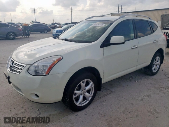 2010 Nissan Rogue S with VIN JN8AS5MT2AW009933, listed as a Copart auction lot 55039255 with 73,197 mi miles and Salvage Title. Bid and sale history available at DreamBid. Image 1.