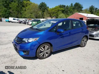 2015 Honda Fit EX-L z VIN 3HGGK5H89FM760581, wystawiony jako Copart lot #56134155 z przebiegiem 69 236 mil mil oraz Czysty tytuł • Clean title. Historia ofert i sprzedaży dostępna na DreamBid. Obrazek 1.