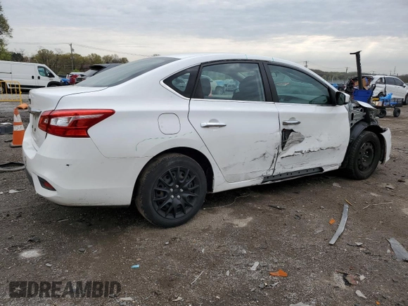 2019 Nissan Sentra S with VIN 3N1AB7AP1KY344824, listed as a Copart auction lot 52818505 with 81,651 mi miles and Salvage title. Bid and sale history available at DreamBid. Image 3.