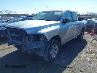 2018 Ram 1500 Big Horn with VIN 1C6RR7GT6JS106424, listed as a IAAI auction lot 41459931 with 145,284 mi miles and . Bid and sale history available at DreamBid. Image 17.