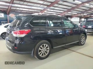 2015 Nissan Pathfinder SV with VIN 5N1AR2MM0FC686885, listed as a Copart auction lot 55508405 with 204,274 mi miles and Clean Title. Bid and sale history available at carsss.com. Image 3.