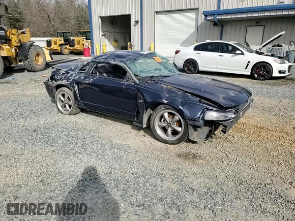 2003 Ford Mustang GT Deluxe with VIN 1FAFP42X23F321777, listed as a Copart auction lot 45707565 with 0 mi miles and Salvage Title. Bid and sale history available at carsss.com. Image 11.
