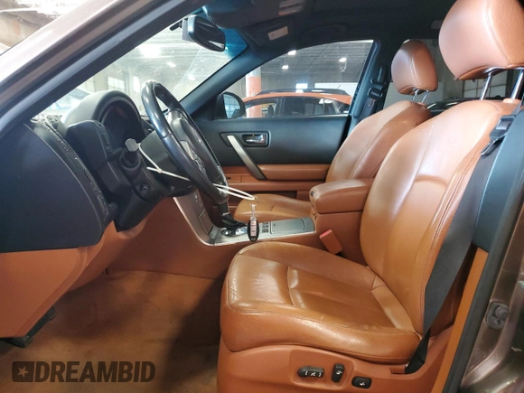 2008 Infiniti FX with VIN JNRAS08W28X210206, listed as a Copart auction lot 55919345 with 186,927 mi miles and Salvage title. Bid and sale history available at DreamBid. Image 7.