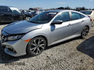 2017 Honda Civic Sedan Si with VIN 2HGFC1E55HH705459, listed as a Copart auction lot 46240865 with 68,571 mi miles and Salvage Title. Bid and sale history available at carsss.com. Image 1.