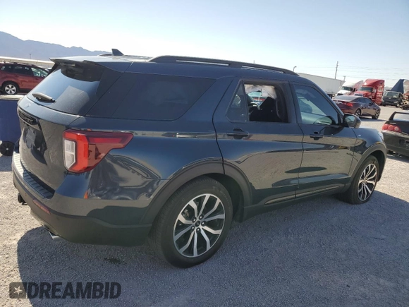 2023 Ford Explorer ST-Line z VIN 1FMSK7KH5PGB53341, wystawiony jako Copart lot #56316855 z przebiegiem 23 657 mil mil oraz Szkoda całkowita • Salvage title. Historia ofert i sprzedaży dostępna na DreamBid. Obrazek 3.