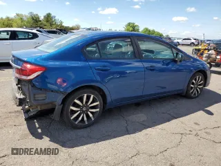 2015 Honda Civic EX-L with VIN 2HGFB2F90FH546468, listed as a Copart auction lot 55102285 with 155,412 mi miles and Salvage Title. Bid and sale history available at DreamBid. Image 3.