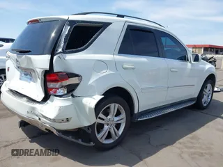 2010 Mercedes-Benz M 350 with VIN 4JGBB5GBXAA591503, listed as a IAAI auction lot 41970139 with 190,453 mi miles and . Bid and sale history available at DreamBid. Image 4.