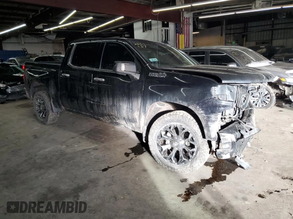 2019 Chevrolet Silverado 1500 High Country with VIN 1GCUYHED8KZ140297, listed as a Copart auction lot 42610235 with 63,503 mi miles and Salvage Title. Bid and sale history available at carsss.com. Image 4.