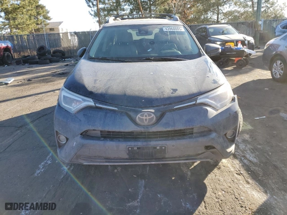 2017 Toyota RAV4 Limited with VIN 2T3DFREV1HW576163, listed as a Copart auction lot 43960005 with 79,342 mi miles and Salvage Title. Bid and sale history available at carsss.com. Image 5.
