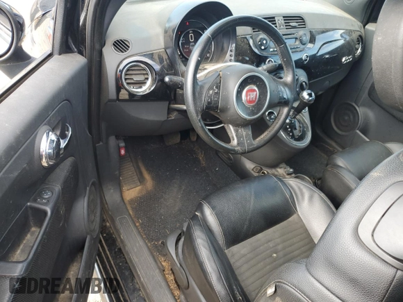 2015 FIAT 500 Sport with VIN 3C3CFFBR6FT619843, listed as a Copart auction lot 57978805 with 89,289 mi miles and Clean title. Bid and sale history available at DreamBid. Image 8.