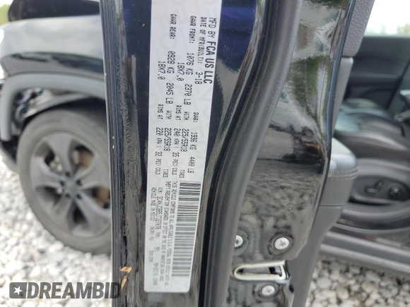 2018 Jeep Compass Altitude z VIN 3C4NJCBB5JT327078, wystawiony jako Copart lot #56466005 z przebiegiem 73 768 mil mil oraz Szkoda całkowita • Salvage title. Historia ofert i sprzedaży dostępna na DreamBid. Obrazek 13.