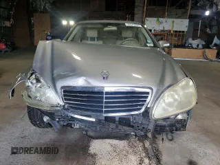 2004 Mercedes-Benz S-Class with VIN WDBNG75J64A406424, listed as a Copart auction lot 75541084 with 0 mi miles and Salvage Title. Bid and sale history available at carsss.com. Image 5.