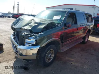 2000 Ford Excursion Limited z VIN 1FMNU43S5YEC18413, wystawiony jako IAAI lot #41972353 z przebiegiem 99 531 mil mil oraz . Historia ofert i sprzedaży dostępna na DreamBid. Obrazek 2.