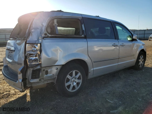 2010 Chrysler Town & Country Touring with VIN 2A4RR5D12AR451235, listed as a Copart auction lot 49587445 with 252,999 mi miles and Salvage Title. Bid and sale history available at carsss.com. Image 3.