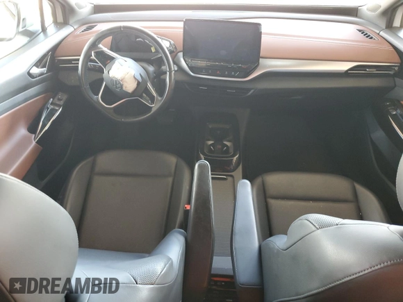 2021 Volkswagen ID.4 Pro S z VIN WVGKMPE23MP057771, wystawiony jako Copart lot #55903545 z przebiegiem 63 522 mil mil oraz Nie do naprawy • Non repairable. Historia ofert i sprzedaży dostępna na DreamBid. Obrazek 8.